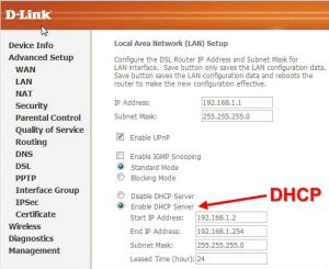 Отключил dhcp на роутере и не могу подключиться